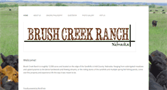 Desktop Screenshot of brushcreekranchnebraska.com